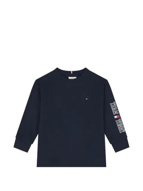 Tommy Hilfiger Junior logo-embroidered T-shirt