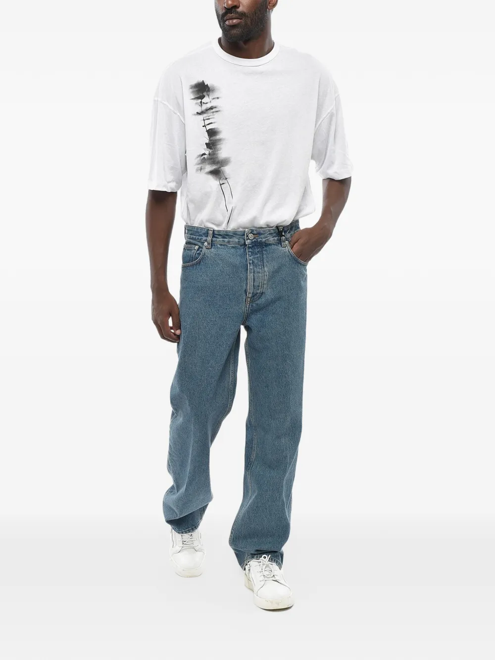 Valentino Garavani Straight jeans Blauw