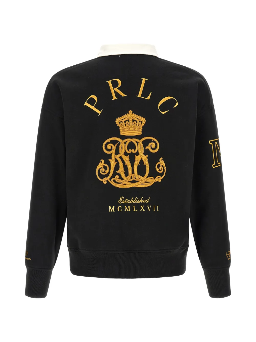 Polo Ralph Lauren Ruimvallend Big Pony rugbyshirt met poloshirt Zwart