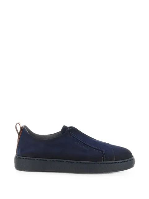 Santoni Victory leather slip-on sneakers
