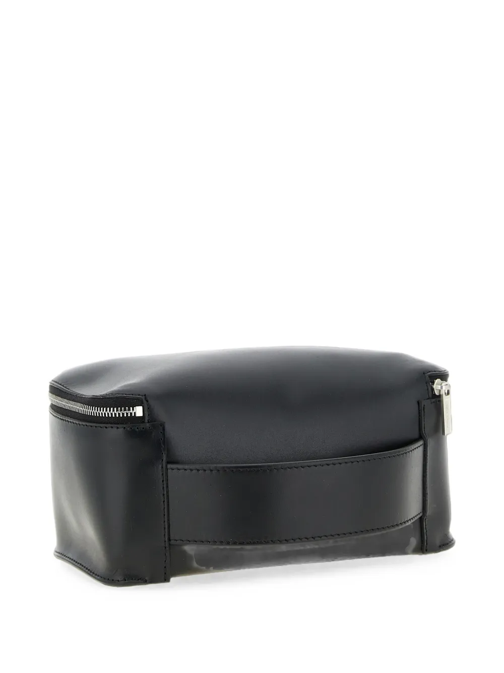 Rick Owens Leren toilettas Zwart