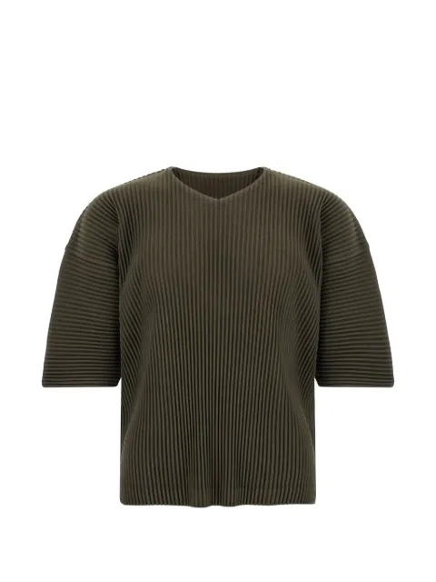 Homme Plissé Issey Miyake Monthly Colors: July T-shirt med V-hals