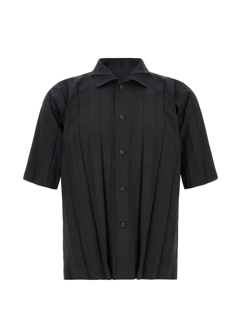 Homme Plissé Issey Miyake Edge short-sleeve shirt - Nero