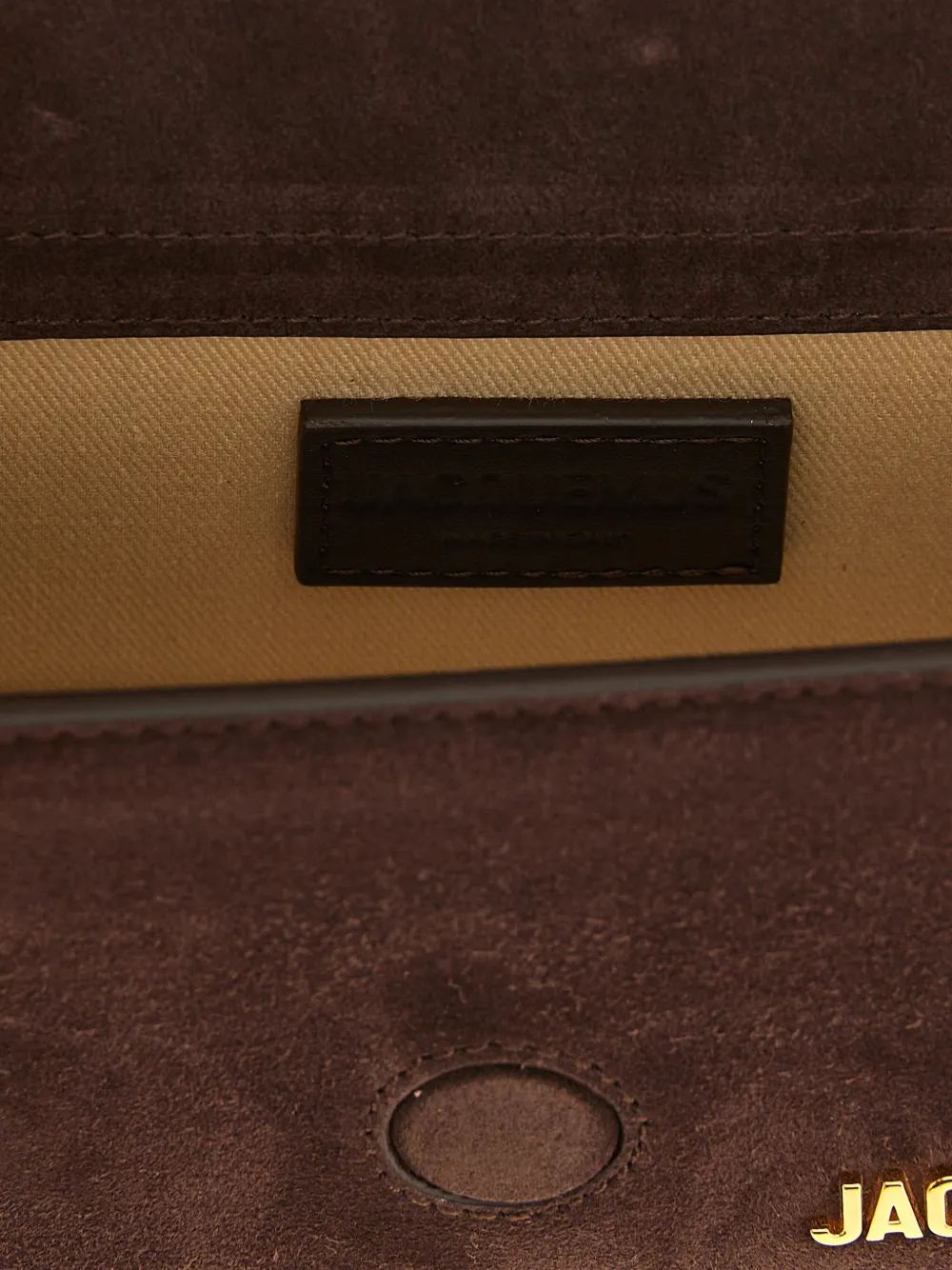 Jacquemus The Bambino mini-tas met omslag Bruin