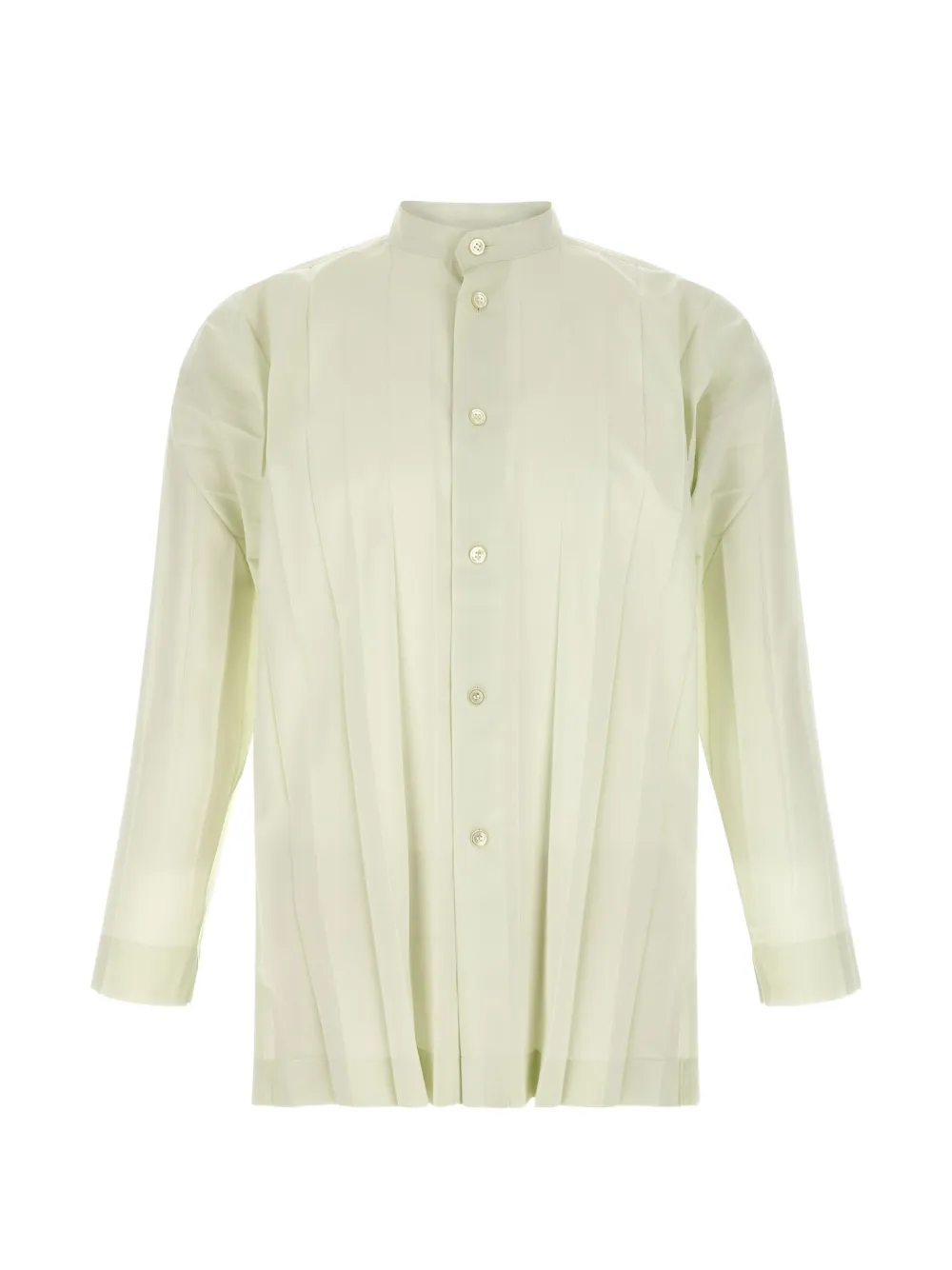 Homme Plissé Issey Miyake Edge long-sleeve shirt - Verde