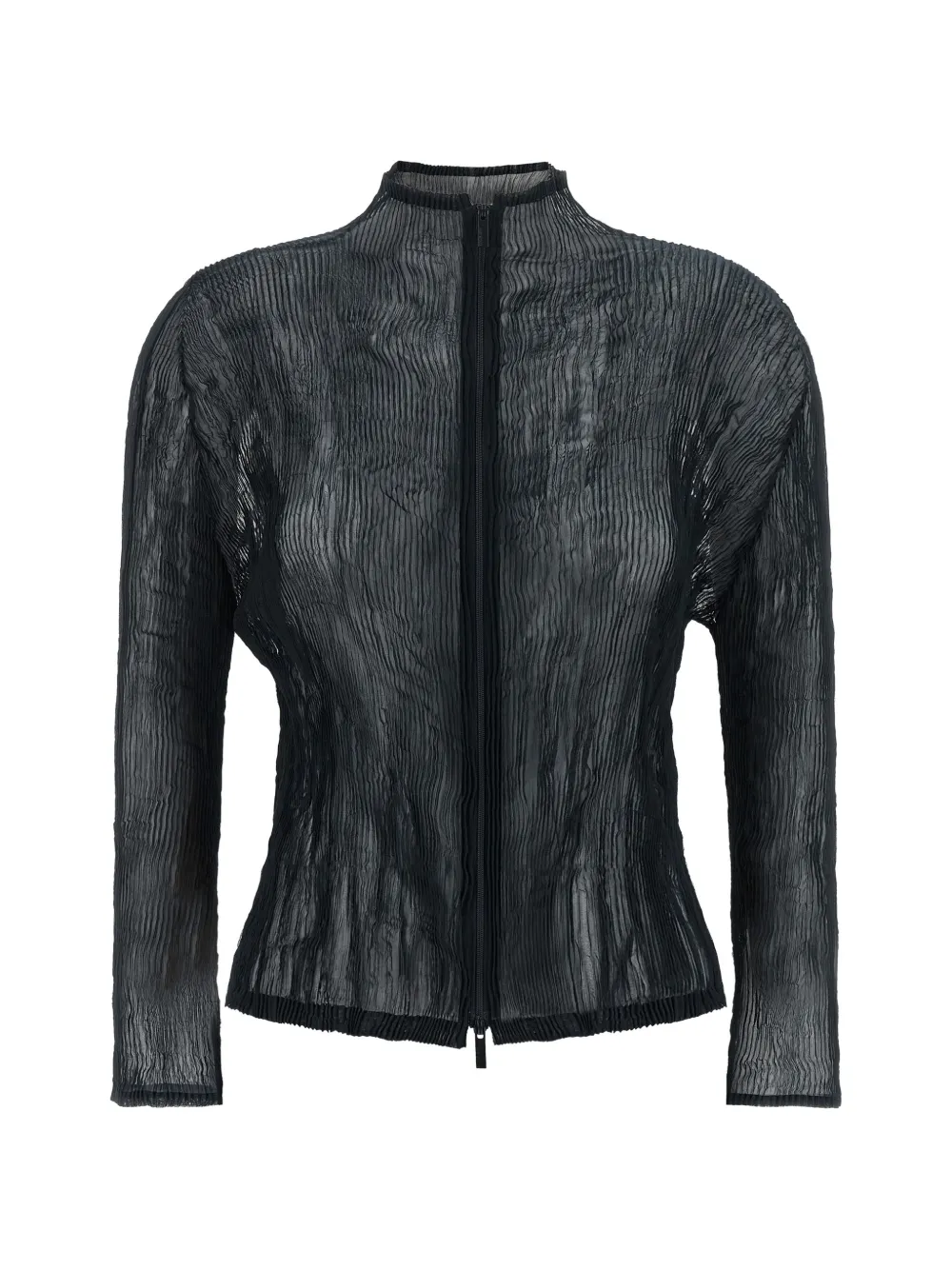 Issey Miyake Chiffon Twist 1 zip-up sweatshirt