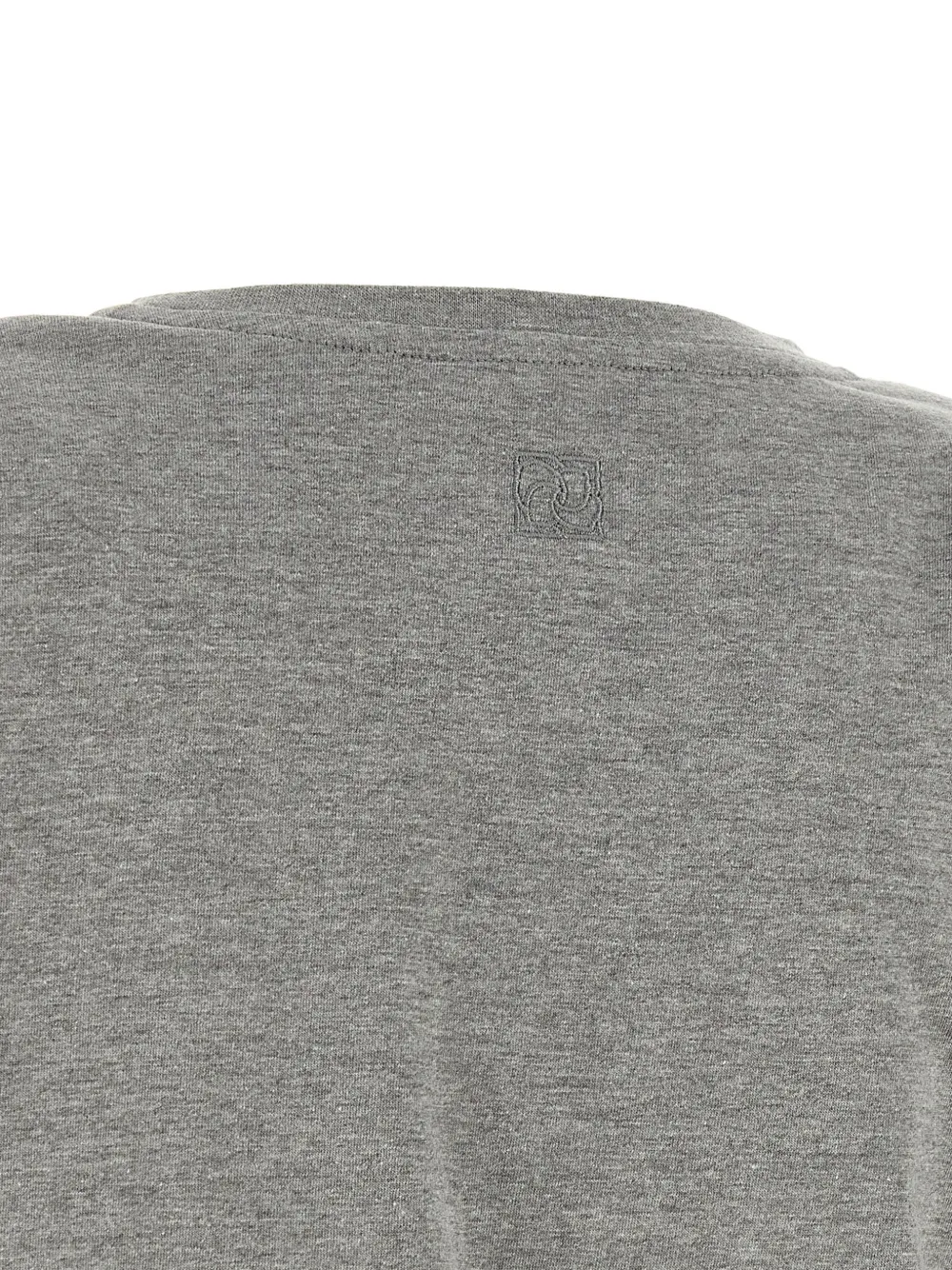 Magda Butrym knotted-detail crew-neck T-shirt Grijs