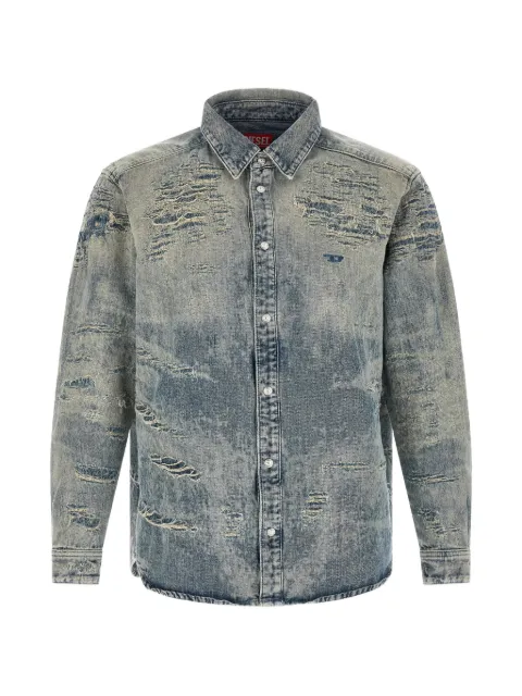Diesel D-Simply distressed denim shirt