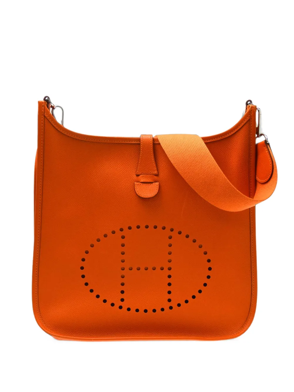 Hermès Pre-Owned 2007 PM Epsom Evelyne shoulder bag - Arancione