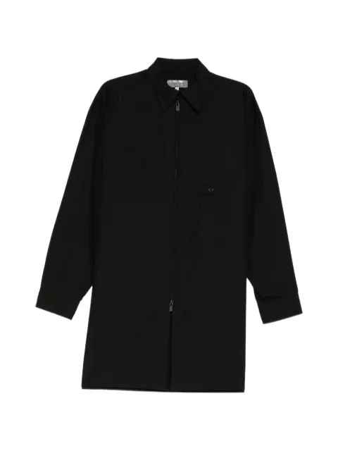 Yohji Yamamoto front-zip broad shirt