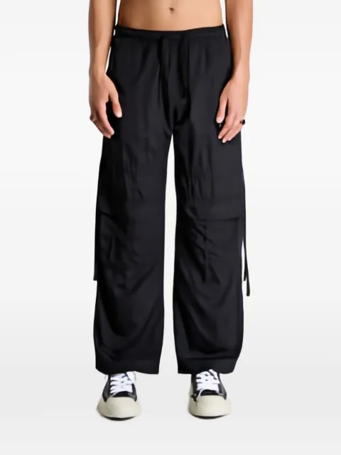 Palm Angels logo-embroidered cargo pants