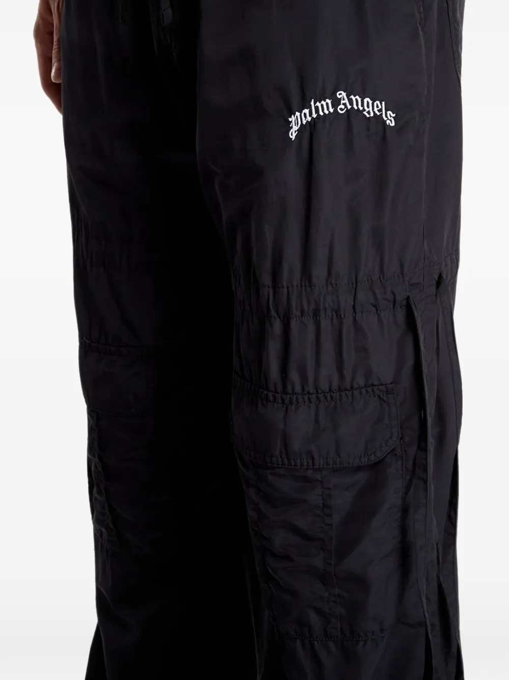 Palm Angels Trainingsbroek met geborduurd logo Zwart