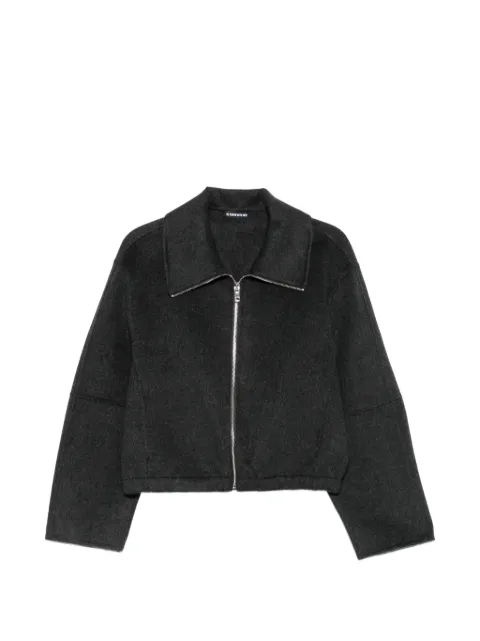 SUSANNE BOMMER zip-up cropped jacket