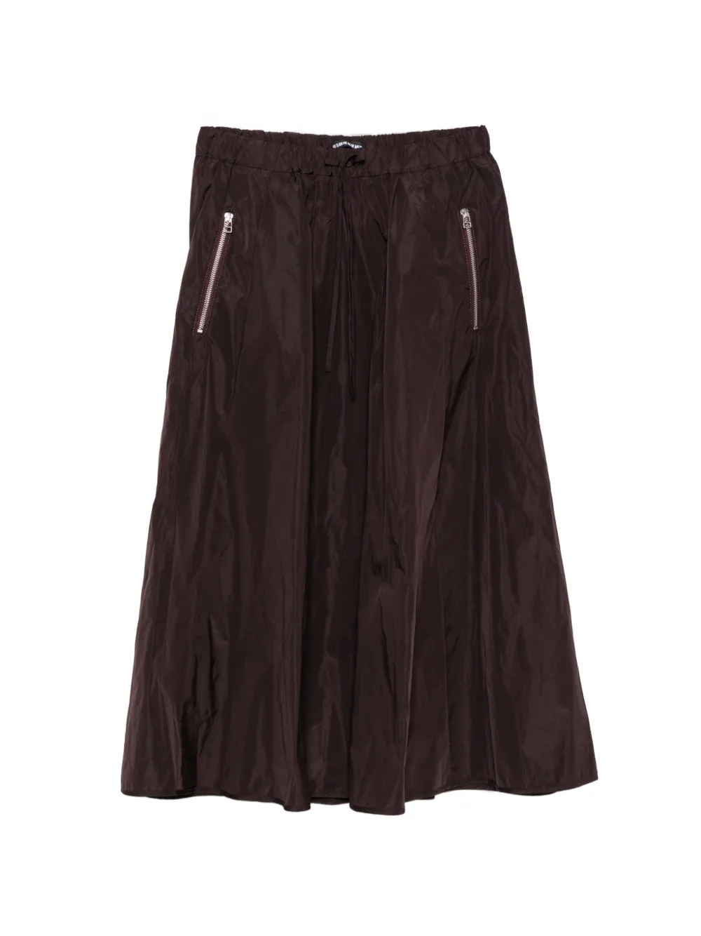 SUSANNE BOMMER taffeta drawstring skirt