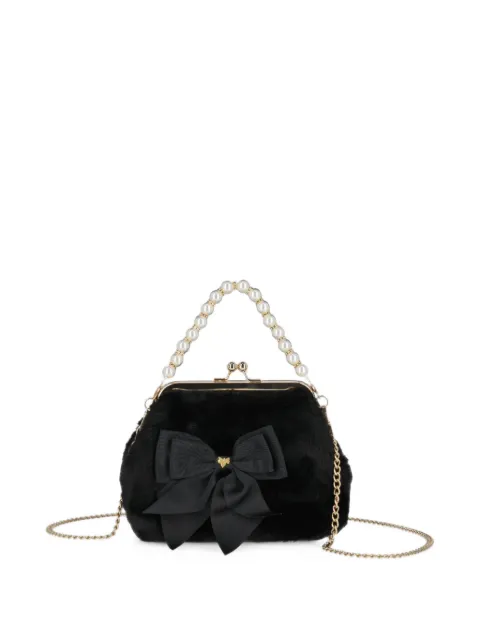 ANGEL'S FACE KIDS Hope faux-fur bow-detail tote bag