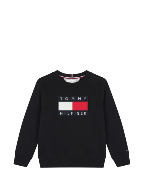 Tommy Hilfiger Junior Heritage Flag logo-patch sweater