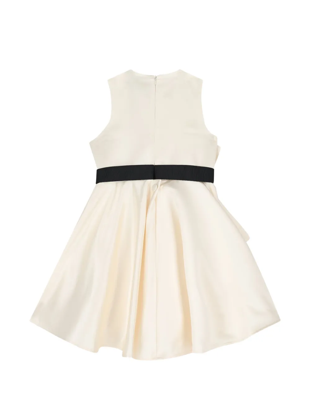JESSIE AND JAMES KIDS Jurk verfraaid met kristallen en ruches Beige
