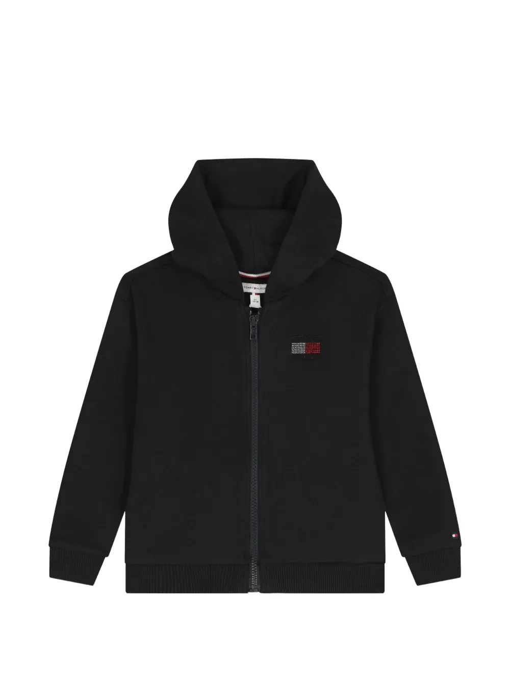 Tommy Hilfiger Junior Felpa con strass - Nero