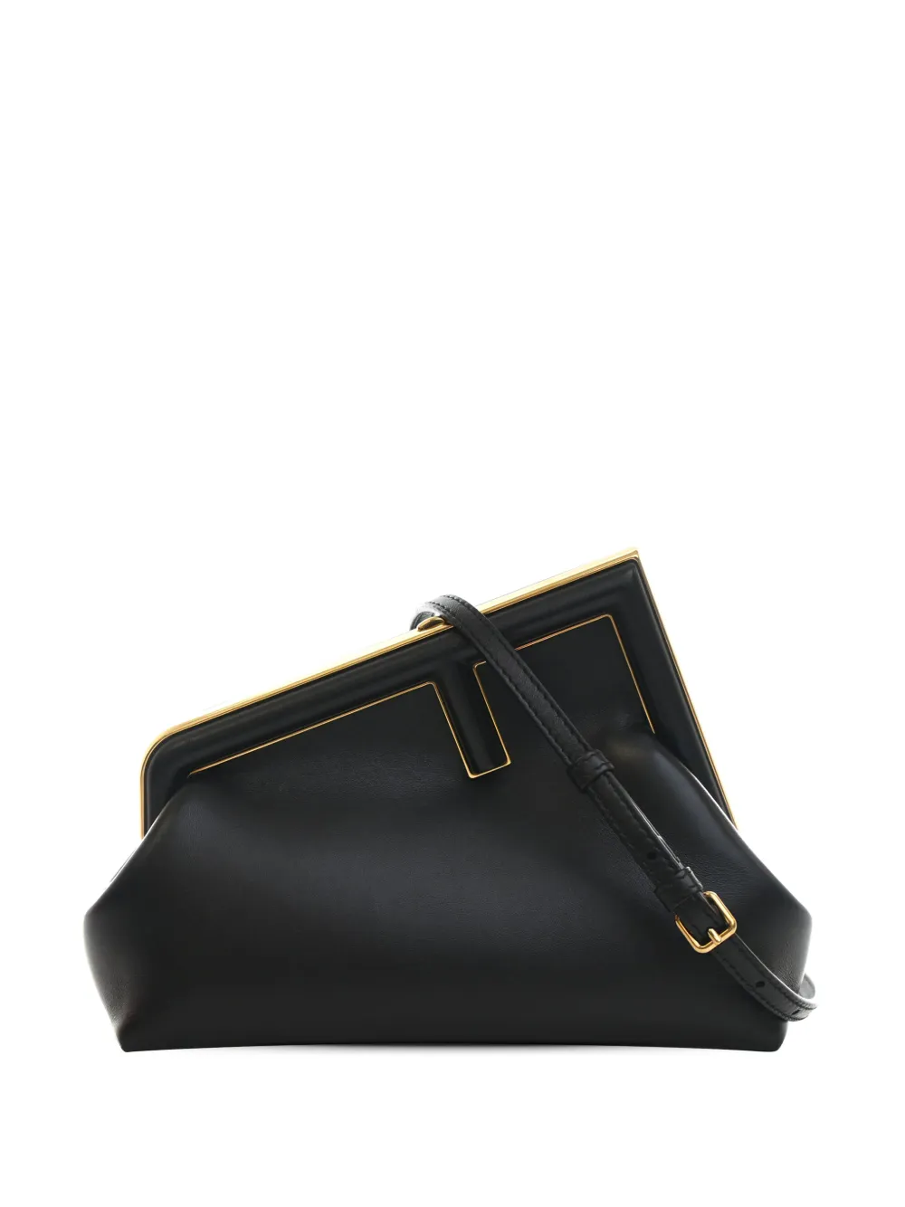 Fendi Pre-Owned 2010-2026 Small Nappa Fendi First crossbody bag - Nero