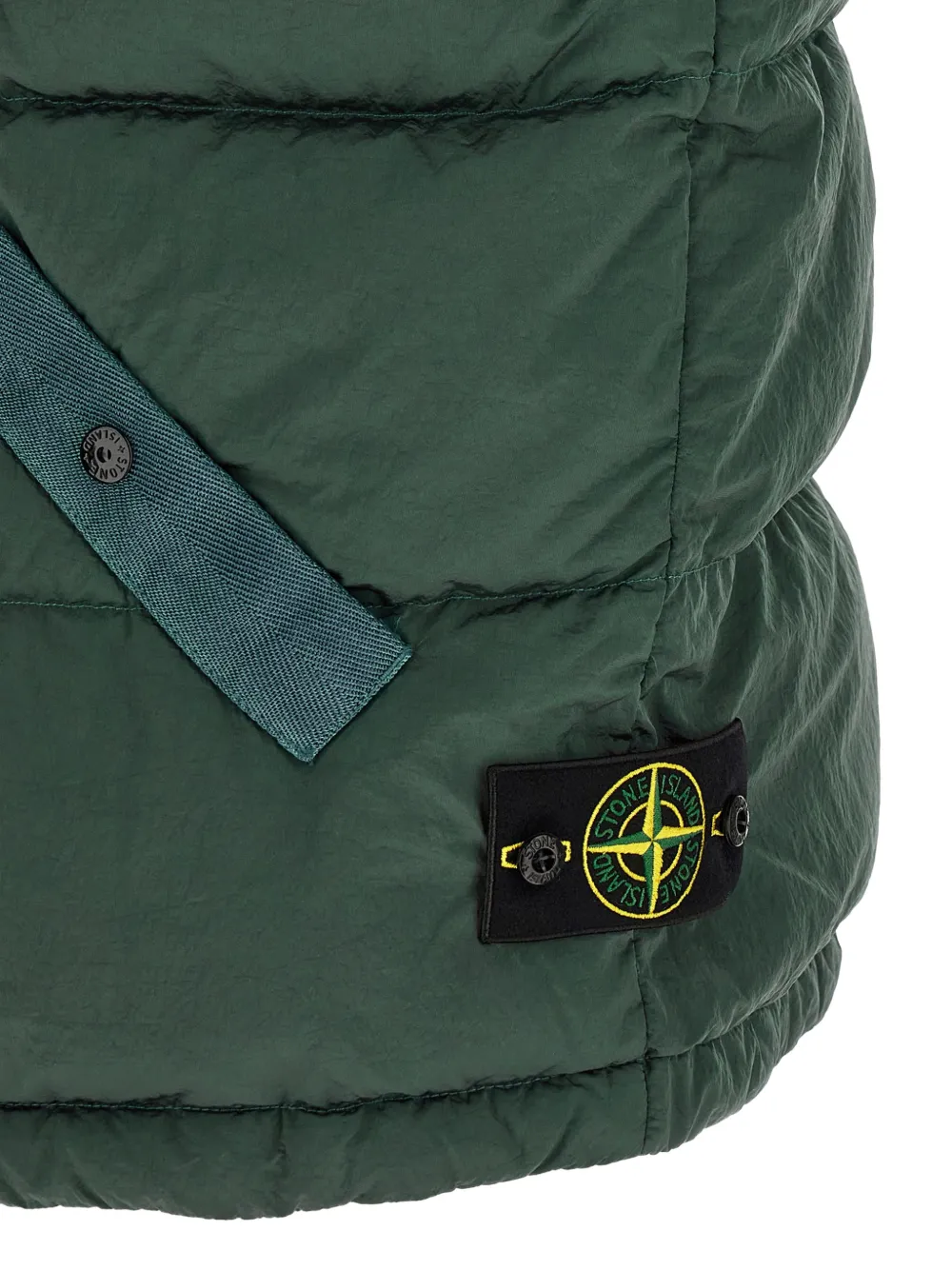 Stone Island G100008 Nylon Metal vest in econyl Groen