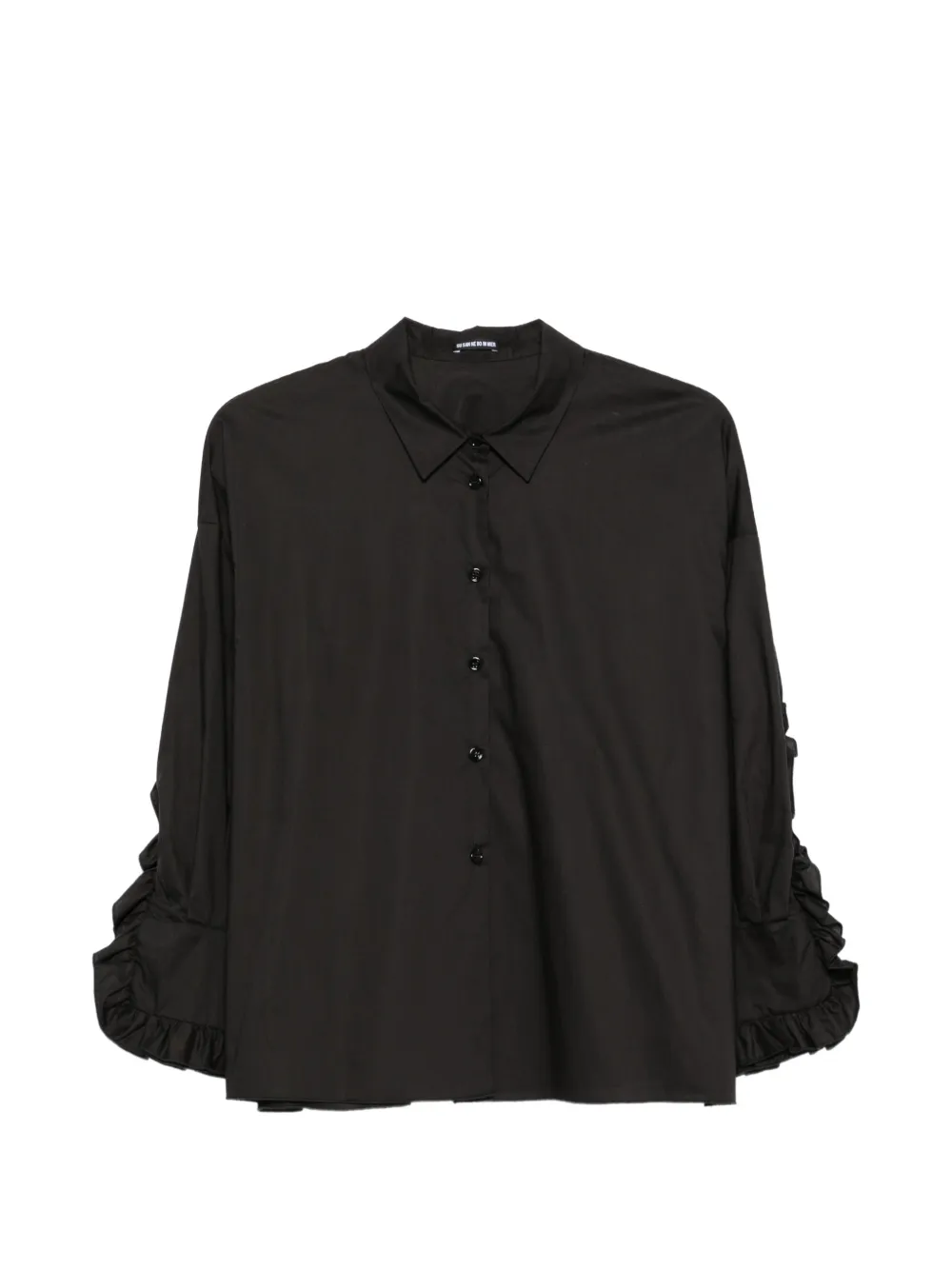 SUSANNE BOMMER ruffled long-sleeve blouse