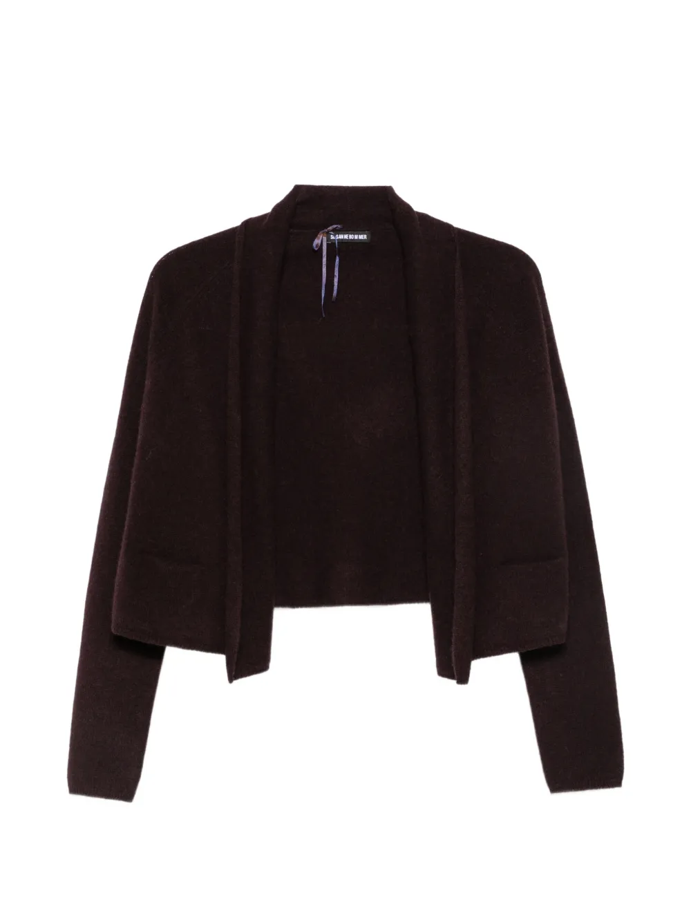 SUSANNE BOMMER shawl-collar cropped cardigan