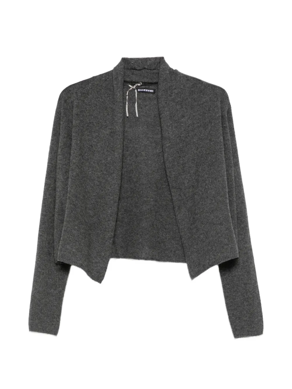 SUSANNE BOMMER shawl-collar cropped cardigan