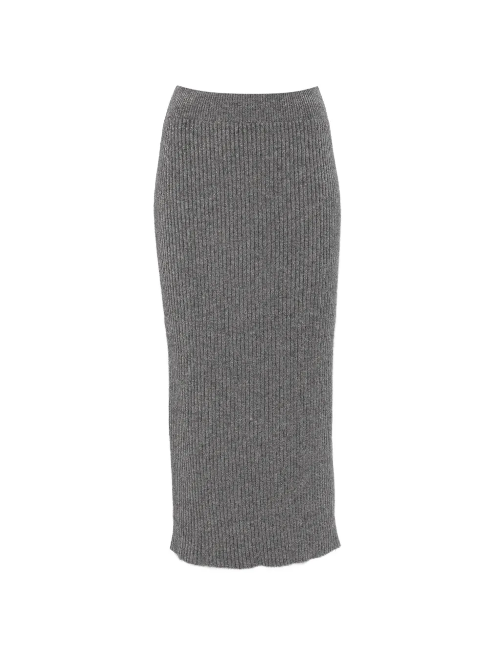 AROVESCIO ribbed-knit skirt
