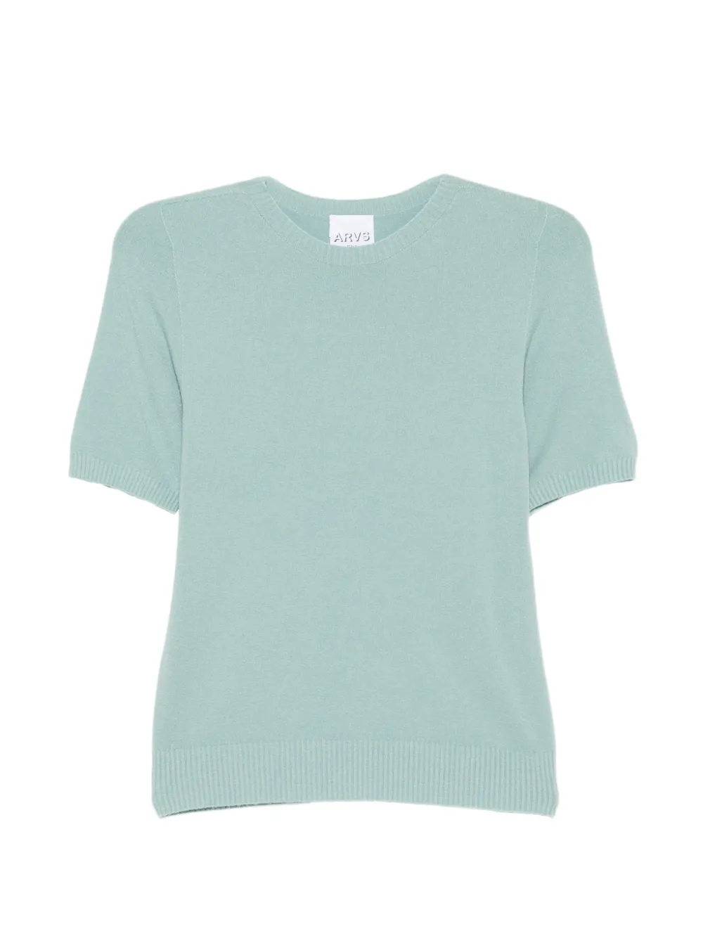 AROVESCIO short-sleeve knitted T-shirt