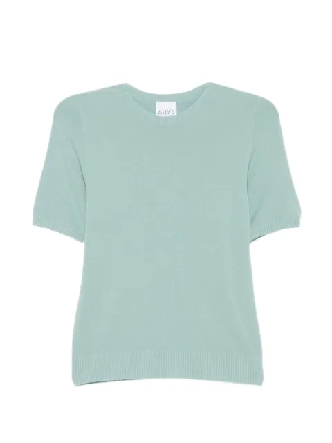 AROVESCIO t-shirt en maille à manches courtes