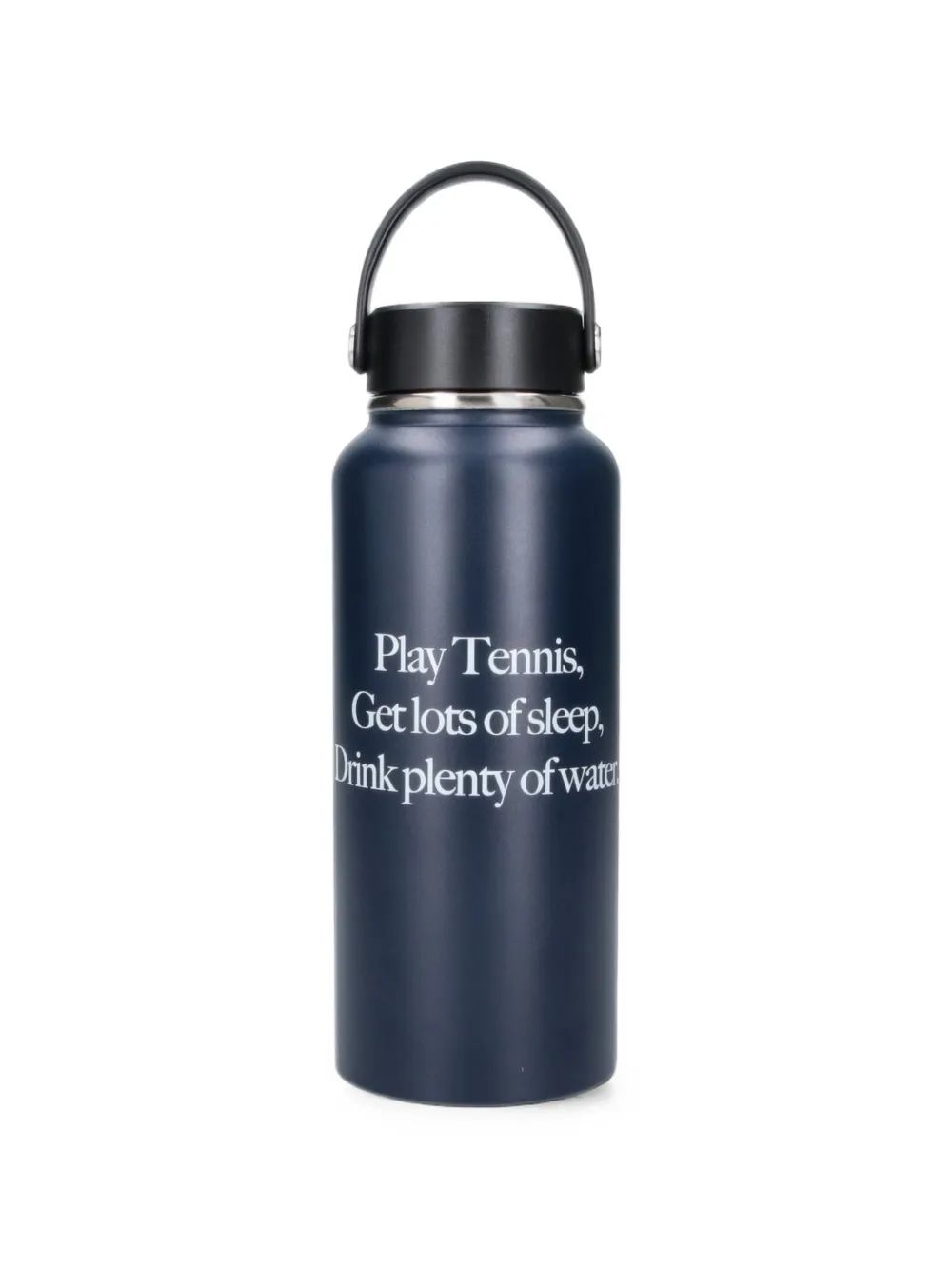 Sporty & Rich logo-print water bottle - Blue
