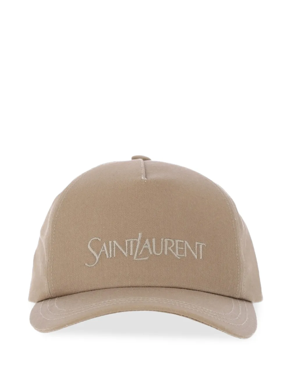 Saint Laurent logo-embroidered baseball cap