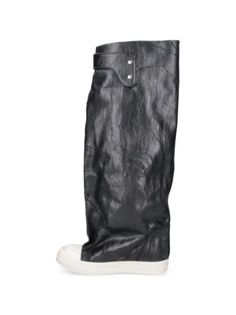 Rick Owens DRKSHDW Tower Elephant coated canvas boots