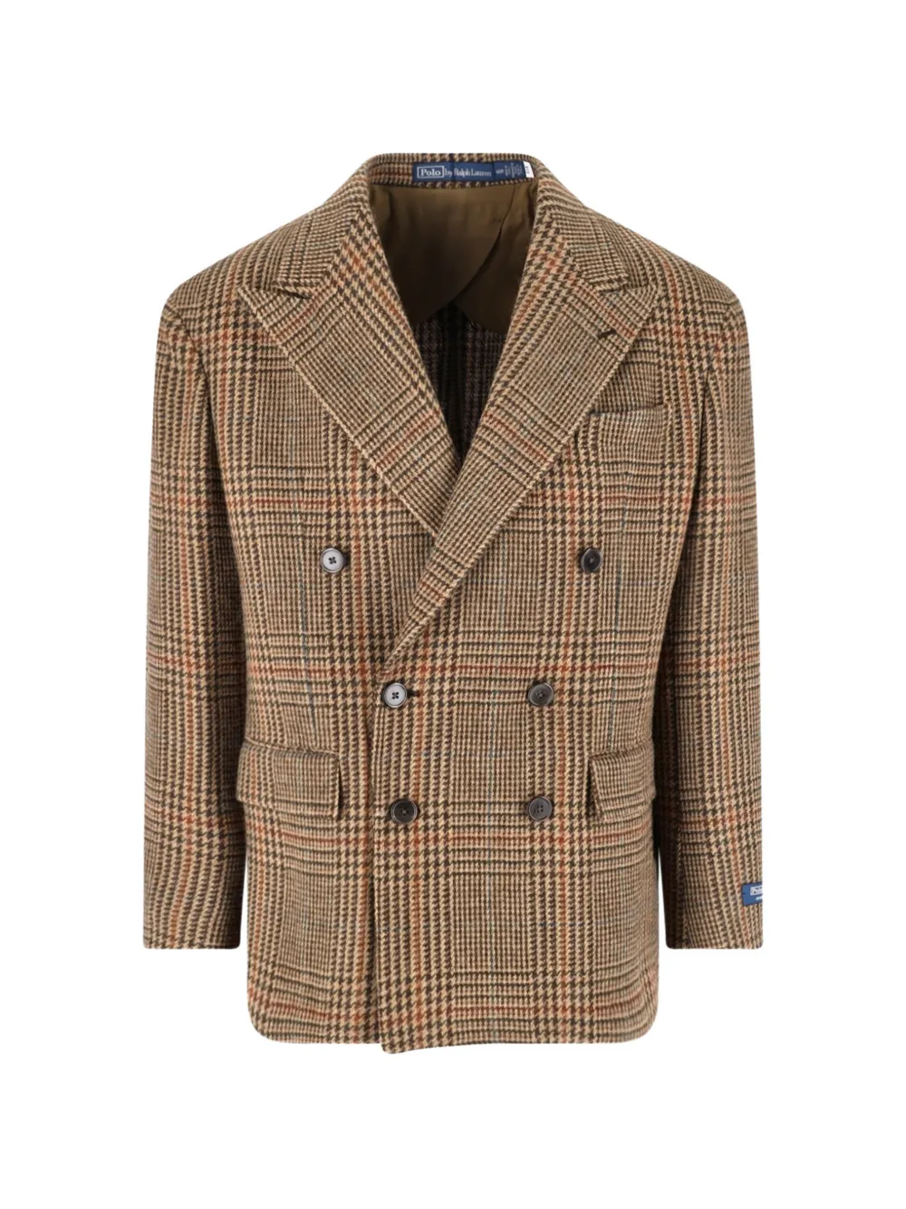Polo Ralph Lauren Heyworth Glen plaid suit jacket - Marrone
