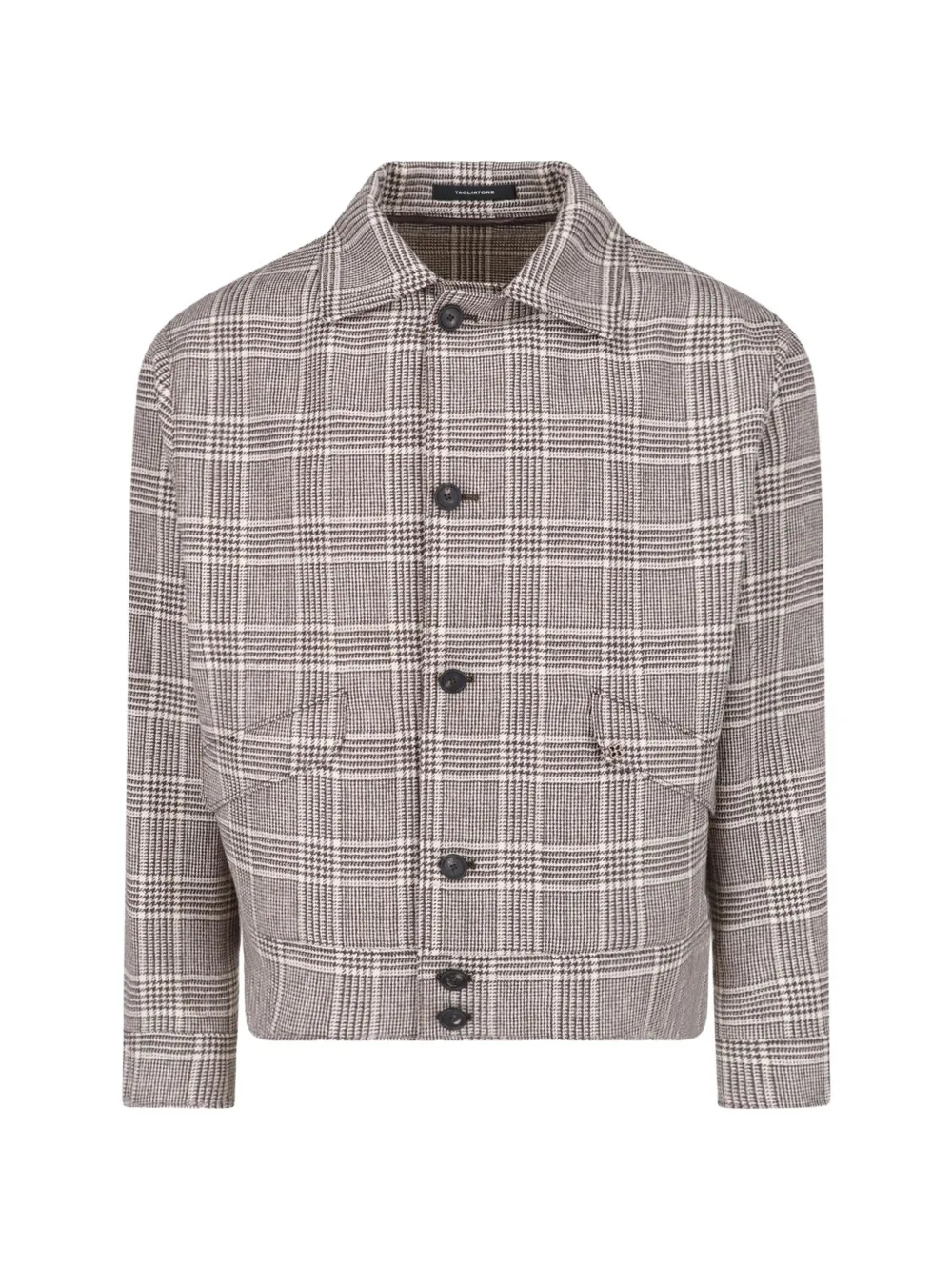 Tagliatore Prince of Wales check jacket - Braun