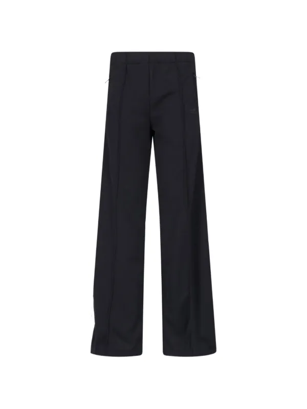 Courrèges Side-stripe Track Pants in Black