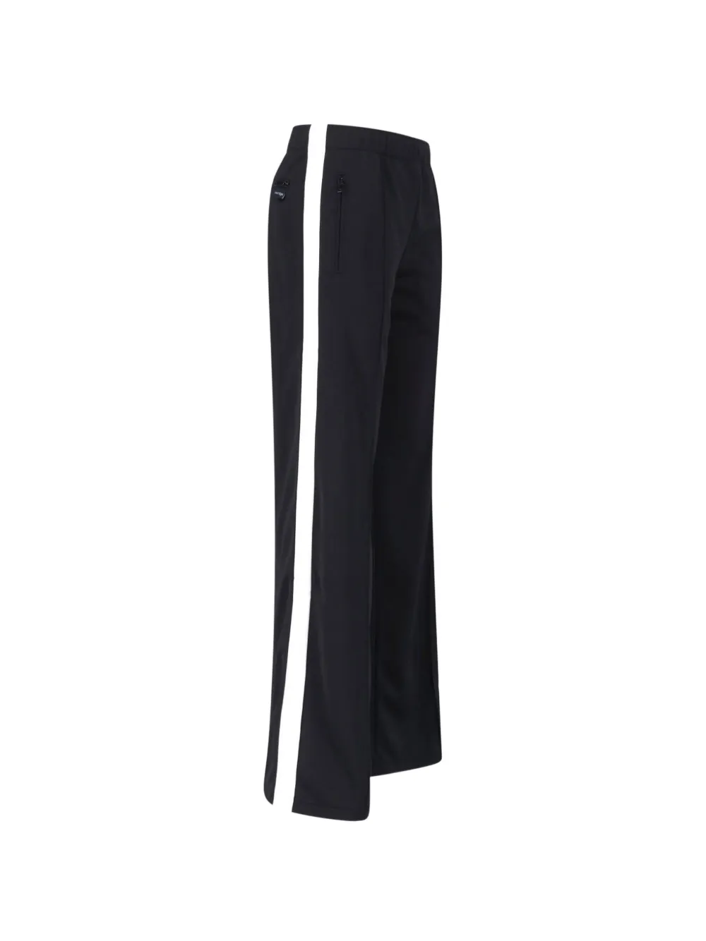 Courrèges Side-stripe Track Pants in Black, view 3