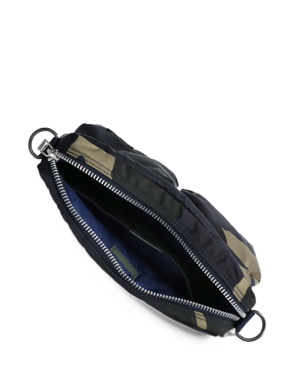 Porter-Yoshida & Co. camouflage-print shoulder bag Zwart