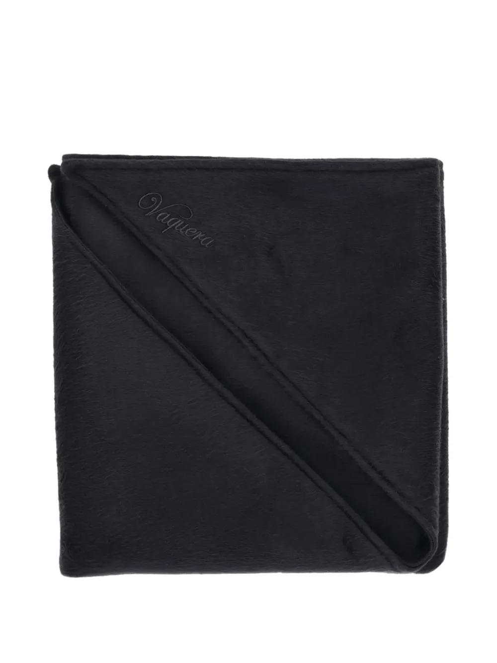 Vaquera logo-embroidered triangular scarf