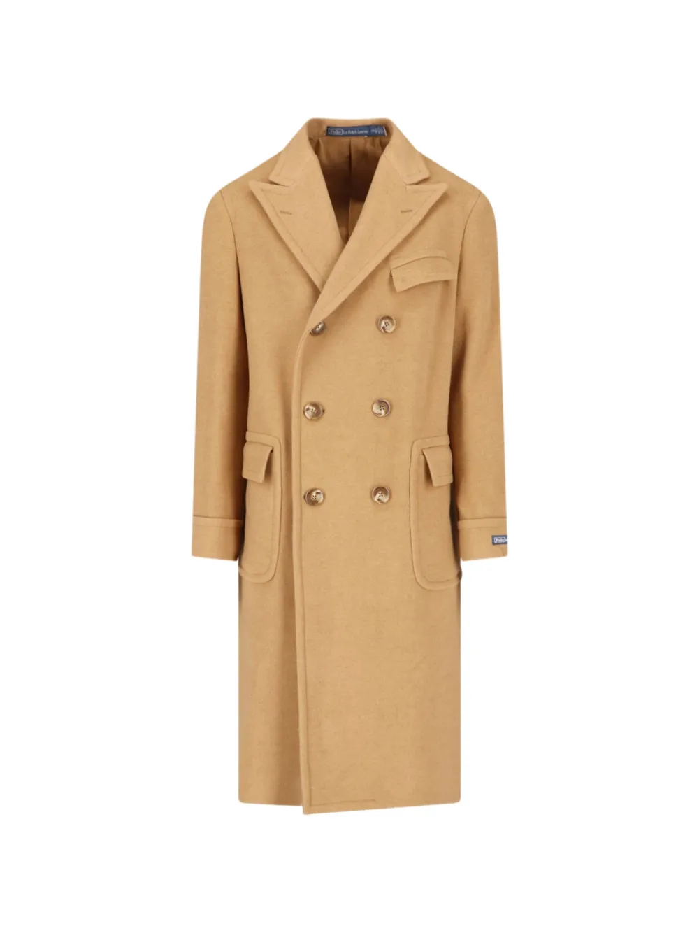 Polo Ralph Lauren double-breasted camel-hair coat - Toni neutri