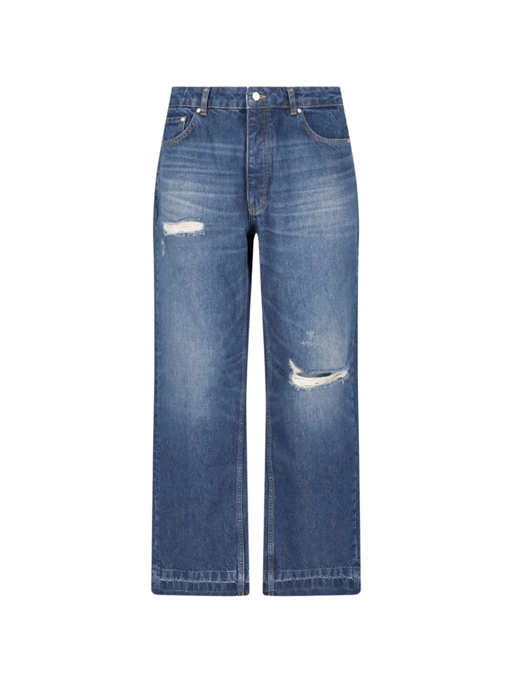 Represent Heaton distressed whiskered jeans - Blu