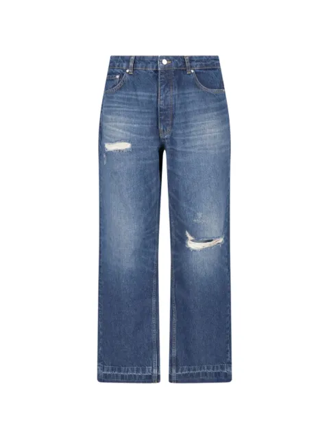 Represent Heaton distressed whiskered jeans