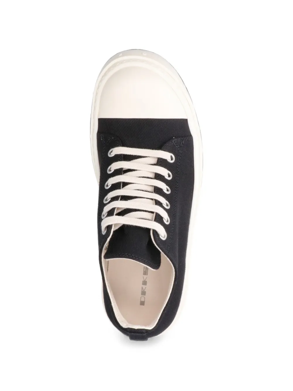 Rick Owens DRKSHDW lace-up sneakers Zwart