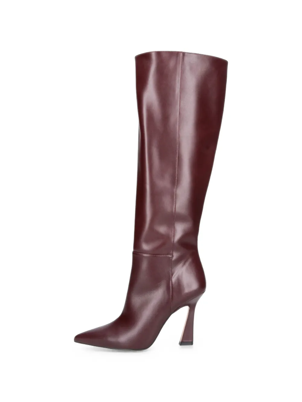 Stuart Weitzman pointed-toe knee-high boots Rood