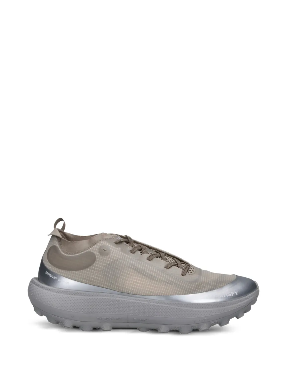Satisfy TheRocker mesh-pannel metallic-trim sneakers - Toni neutri