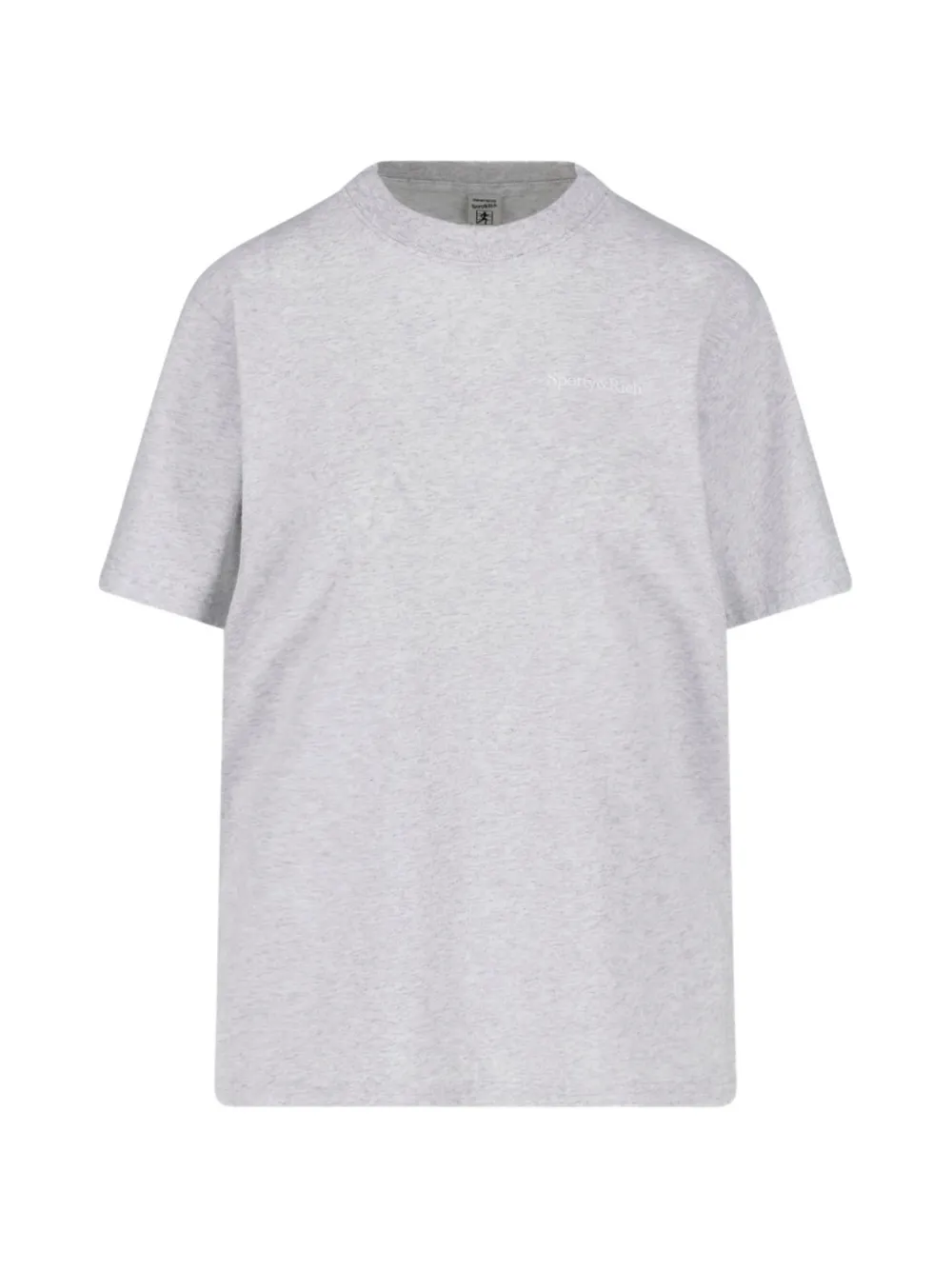 Sporty & Rich Cameron logo-print cotton T-shirt Grijs