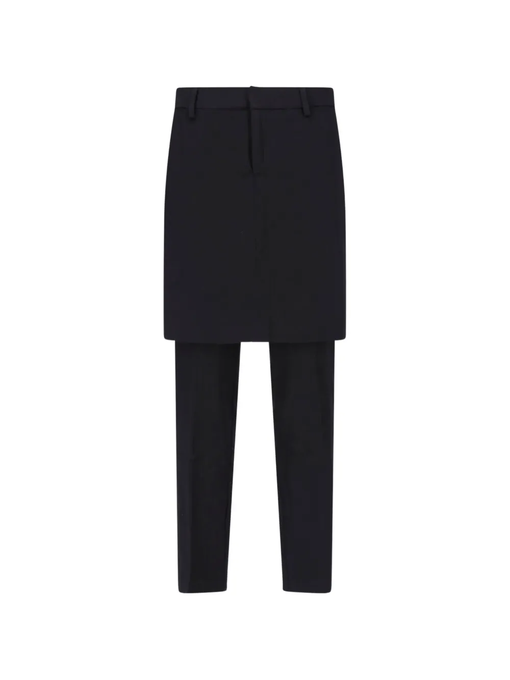 Gimaguas Mia layered skirt-overlay trousers Zwart