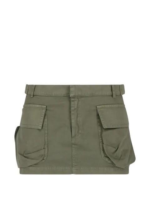 Gimaguas multi-pocket cotton mini skirt