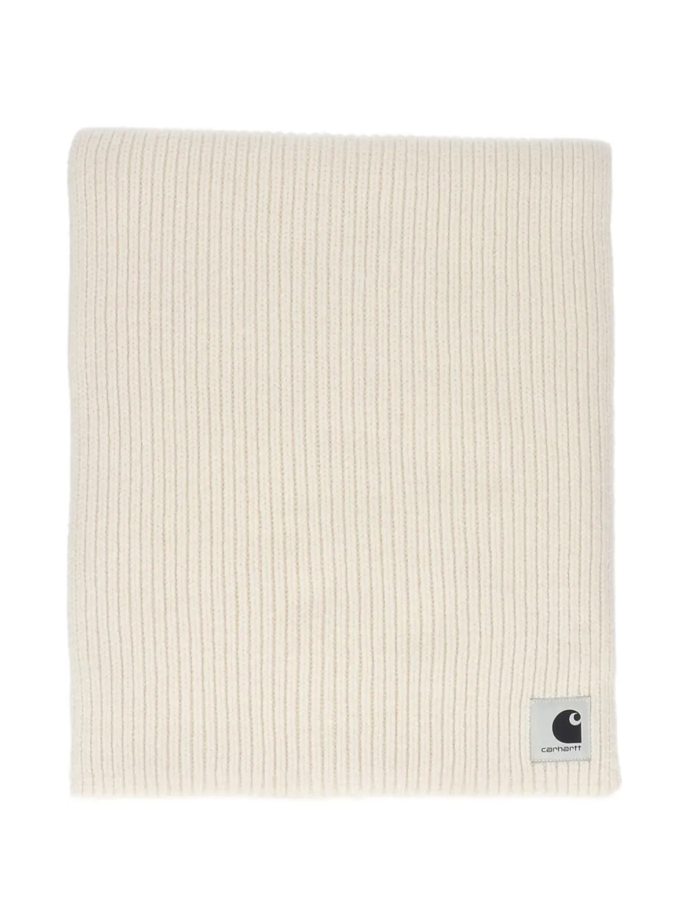 Carhartt WIP Mira logo-patch scarf Beige