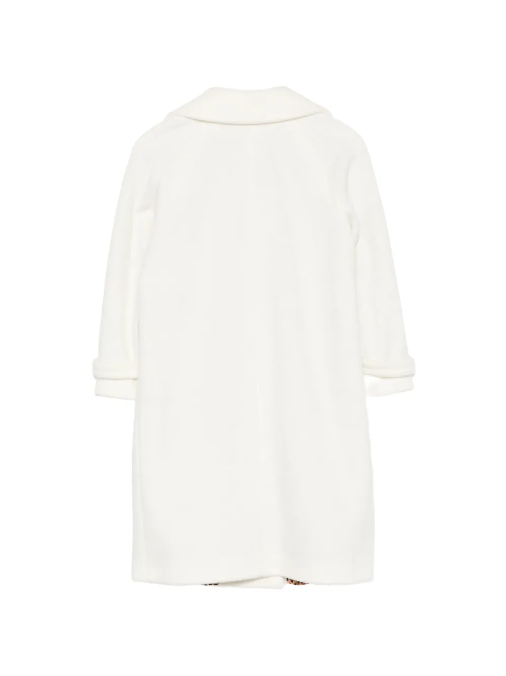 Roberto Cavalli Junior Jas met dubbele rij knopen Beige